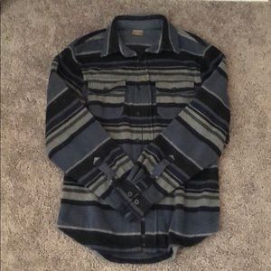 Blue warm flannel